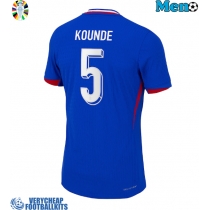 France Jules Kounde #5 Replica Home Shirt Euro 2024 Short Sleeve